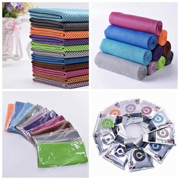 10 colors ice cold towel 30*80cm double layers quick dry soft breathable cooling towel summer anti sunstroke sports towels zza2318 50pcs
10 colors ice cold towel 30*80cm double layers quick dry soft breathable cooling towel summer anti sunstroke sports towels zza2318 50pcs