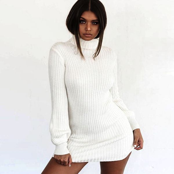 sweater dress womens clothing long sleeve turtleneck knitted dress women casual autumn winter female elegant pullover mini dresses, Black;gray
sweater dress womens clothing long sleeve turtleneck knitted dress women casual autumn winter female elegant pullover mini dresses, Black;gray