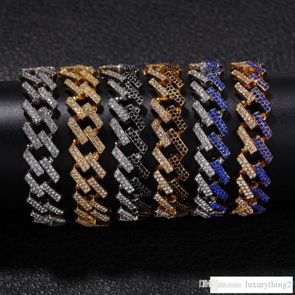 mens hip hop gold bracelets black blue diamond bracelets jewelry fashion iced out miami cuban link chain bracelet 8inch
mens hip hop gold bracelets black blue diamond bracelets jewelry fashion iced out miami cuban link chain bracelet 8inch