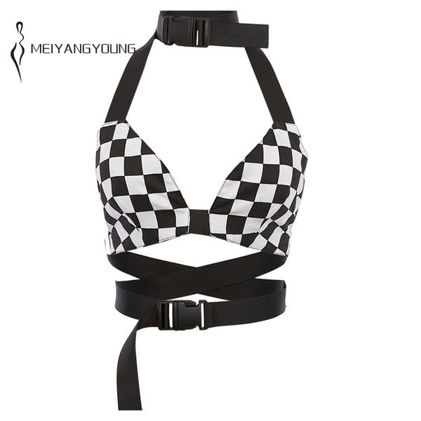summer adjustable crop buckle v neck halter tank women bralette crop sleeveless cropped streetwear, White
summer adjustable crop buckle v neck halter tank women bralette crop sleeveless cropped streetwear, White