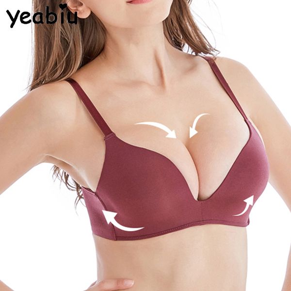 seamless bras for women push up bras lightweight bra no traces brassiere a b cup underwear, Red;black
seamless bras for women push up bras lightweight bra no traces brassiere a b cup underwear, Red;black