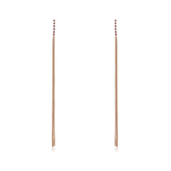 simple fashion rhinestone gold color tassel drop earrings ear line super long dangle earrings for women, Silver
simple fashion rhinestone gold color tassel drop earrings ear line super long dangle earrings for women, Silver