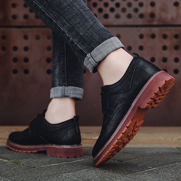 pu leather shoes men formal shoes men oxford for brogue sapato social masculino chaussures hommes pointu 8.5, Black
pu leather shoes men formal shoes men oxford for brogue sapato social masculino chaussures hommes pointu 8.5, Black