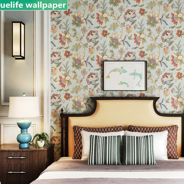 0.53x10m american style pastoral green big flower wallpaper wedding room bedroom living room tv background non-woven wallpaper
0.53x10m american style pastoral green big flower wallpaper wedding room bedroom living room tv background non-woven wallpaper