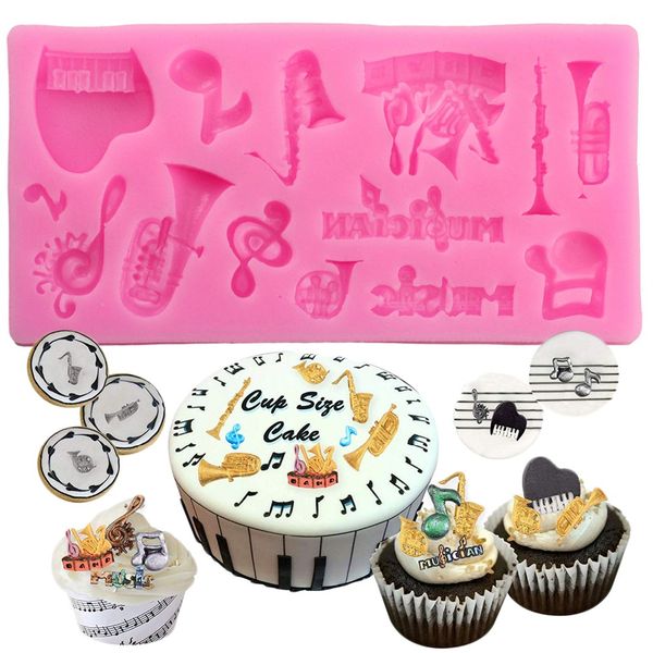 musical instruments music notes silicone candy mold diy cupcake er fondant cake decorating tools chocolate gumpaste mould
musical instruments music notes silicone candy mold diy cupcake er fondant cake decorating tools chocolate gumpaste mould