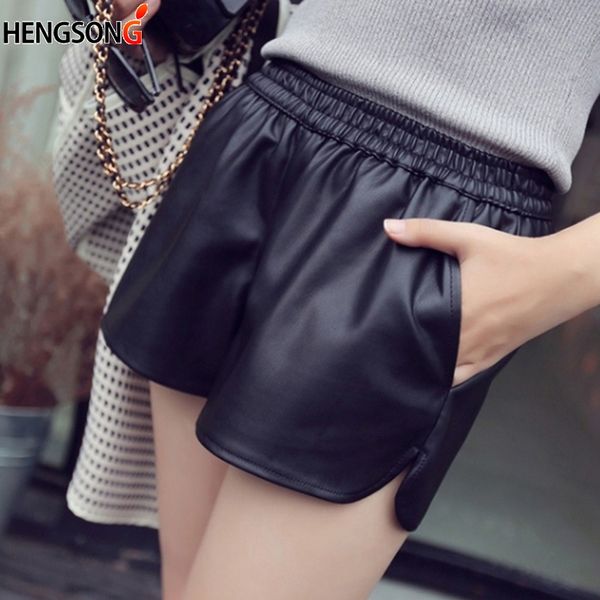 s-3xl 2019 autumn winter women pu leather shorts female casual large size wide leg elastic high waist short pants plus size, White;black
s-3xl 2019 autumn winter women pu leather shorts female casual large size wide leg elastic high waist short pants plus size, White;black