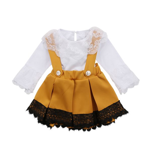 2018 brand new newborn toddler infant kid baby girl lace jumpsuit romper princess party skirt 2pc outfit set long sleeve clothes, Red;yellow
2018 brand new newborn toddler infant kid baby girl lace jumpsuit romper princess party skirt 2pc outfit set long sleeve clothes, Red;yellow