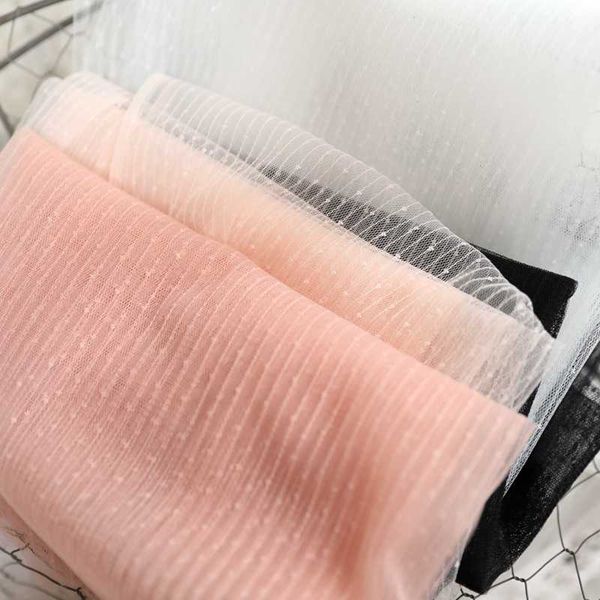1 meter non-elastic mesh stripe small dot cloth lace fabric for baby girl's dress diy doll's dress, Black;white
1 meter non-elastic mesh stripe small dot cloth lace fabric for baby girl's dress diy doll's dress, Black;white