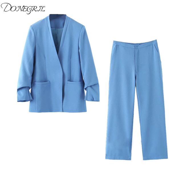 2020 новая весна голубой офис two piece set женщин sexy v-образным вырезом рулон рукава blazer куртка пальто + длинные брюки костюм женский, White;black
2020 новая весна голубой офис two piece set женщин sexy v-образным вырезом рулон рукава blazer куртка пальто + длинные брюки костюм женский, White;black
