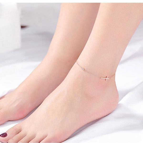 oumart women's anklet rose gold zircon jewelry cross anklets jewelry accessories tobilleras pulsera para tobillo, Red;blue
oumart women's anklet rose gold zircon jewelry cross anklets jewelry accessories tobilleras pulsera para tobillo, Red;blue