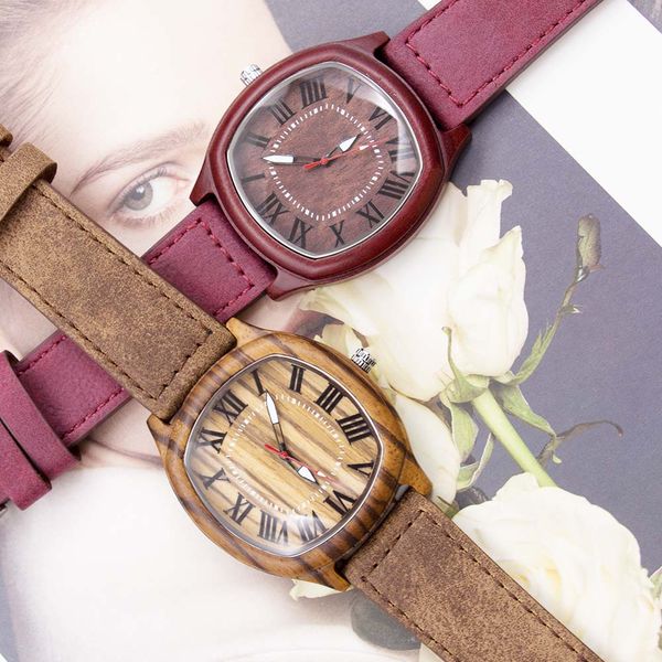 new fashion casual bamboo wooden wristwatches roman numerals wood leather band luxury wood watches relogio masculino, Slivery;brown
new fashion casual bamboo wooden wristwatches roman numerals wood leather band luxury wood watches relogio masculino, Slivery;brown