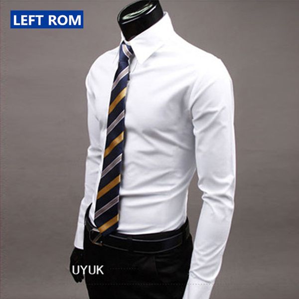 left nice high-quality goods cotton grade pure color business men long sleeve shirt / slim men fashion casual shirts, White;black
left nice high-quality goods cotton grade pure color business men long sleeve shirt / slim men fashion casual shirts, White;black
