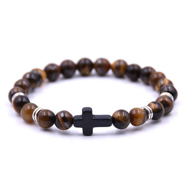 2018 popular wholesale natural stone cross men bracelet diy black matte beaded multiple colour bracelets pulseiras
2018 popular wholesale natural stone cross men bracelet diy black matte beaded multiple colour bracelets pulseiras