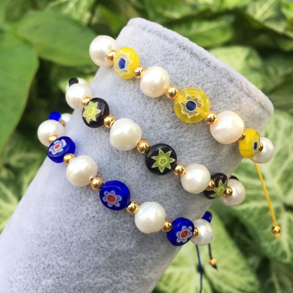 yellow floret pattern pearls bracelet,freshwater pearl , stretch adjustable knitting bracelet ,suitable as a gift, Black
yellow floret pattern pearls bracelet,freshwater pearl , stretch adjustable knitting bracelet ,suitable as a gift, Black
