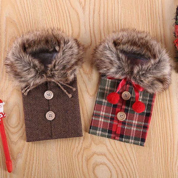 christmas sweater wine bottle cover gifts bags collar button coat design jewelry pouches dress sets xmas party decor, Pink;blue
christmas sweater wine bottle cover gifts bags collar button coat design jewelry pouches dress sets xmas party decor, Pink;blue