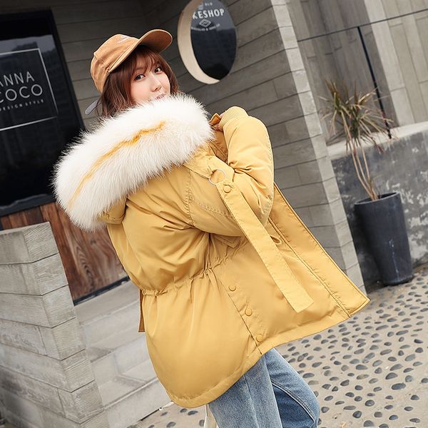 cotton-padded clothes short 2019 winter new style hooded cotton-padded jacket korean-style fur collar large size punk clothing c, Blue;black
cotton-padded clothes short 2019 winter new style hooded cotton-padded jacket korean-style fur collar large size punk clothing c, Blue;black