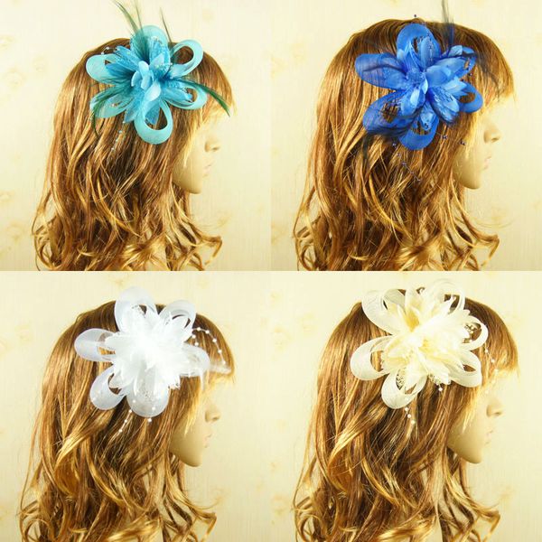 wedding bride gauze hair headdress women fancy feather fascinator bridal feather wedding party cocktail hair clip hairpin
wedding bride gauze hair headdress women fancy feather fascinator bridal feather wedding party cocktail hair clip hairpin