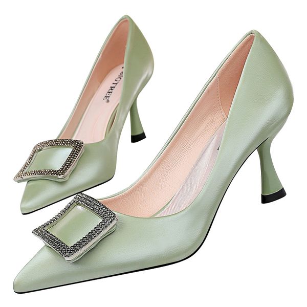 2020 women 7cm high heels plus size 43 lady crystal bigtree shoes buckle kitten low heels scarpins green office fetish red pumps, Black
2020 women 7cm high heels plus size 43 lady crystal bigtree shoes buckle kitten low heels scarpins green office fetish red pumps, Black