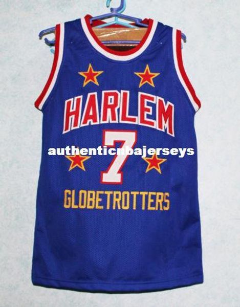 #7 too tall harlem globetrotters basketball jersey blue embroidery stitched custom any number and name retro throwbacks jerseys, Black;blue
#7 too tall harlem globetrotters basketball jersey blue embroidery stitched custom any number and name retro throwbacks jerseys, Black;blue