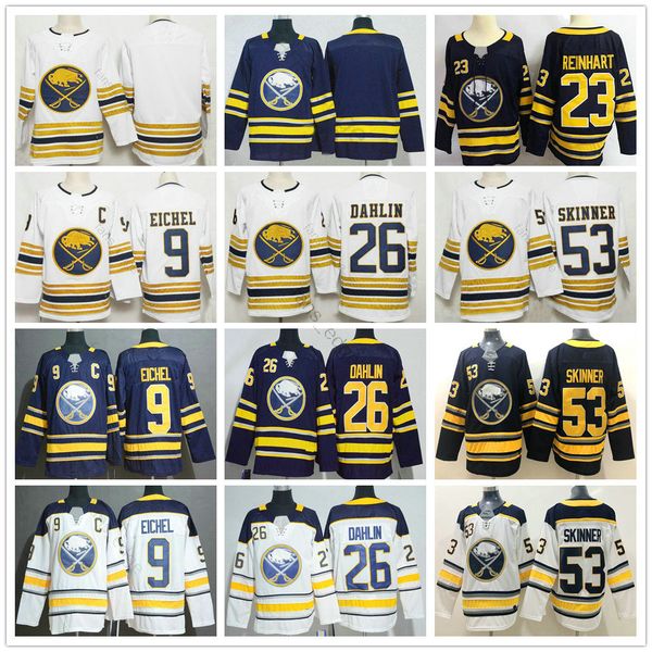 2019 new buffalo sabres 50th golden jerseys #9 jack eichel stitched c patch 23 sam reinhart 26 rasmus dahlin 53 jeff skinner hockey jersey, Black;red
2019 new buffalo sabres 50th golden jerseys #9 jack eichel stitched c patch 23 sam reinhart 26 rasmus dahlin 53 jeff skinner hockey jersey, Black;red