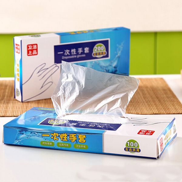 200pcs thick grade disposable gloves film kitchen kitchen catering transparent 2020 sale
200pcs thick grade disposable gloves film kitchen kitchen catering transparent 2020 sale
