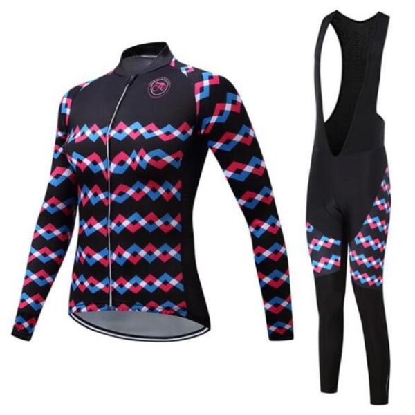 2019teleyi cycling sets women's long sleeve jersey riding clothes mtb bike wear clothing pro triathlon suit with bib pants set, Black;red
2019teleyi cycling sets women's long sleeve jersey riding clothes mtb bike wear clothing pro triathlon suit with bib pants set, Black;red