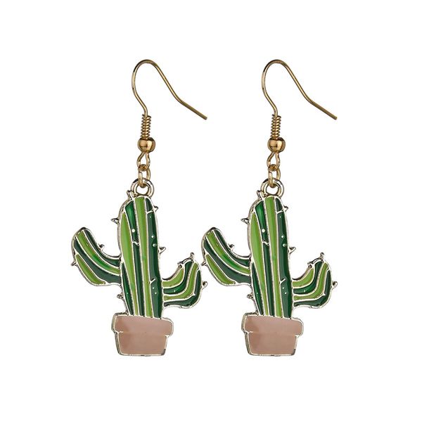2019 new fashion zinc alloy temperament long personality cactus dangle earrings for women female jewelry e1875, Golden
2019 new fashion zinc alloy temperament long personality cactus dangle earrings for women female jewelry e1875, Golden