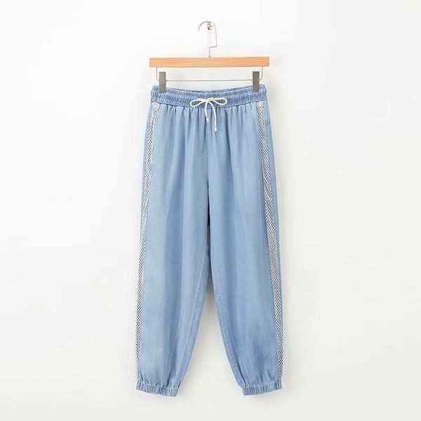 2019 plus size casual jeans summer women clothing fashion loose side hollow out tencel washing denim pants c3-809, Blue
2019 plus size casual jeans summer women clothing fashion loose side hollow out tencel washing denim pants c3-809, Blue