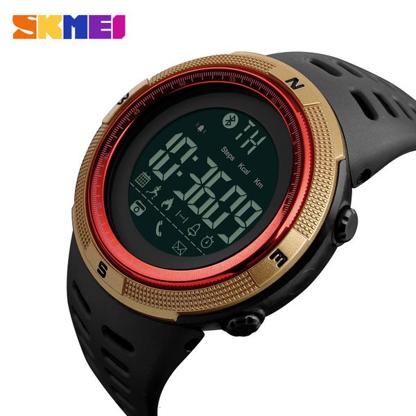 new skmei brand new men's smart sport watch bluetooth calorie pedometer fashion watches men 50m waterproof digital clock wristwatch, Slivery;brown
new skmei brand new men's smart sport watch bluetooth calorie pedometer fashion watches men 50m waterproof digital clock wristwatch, Slivery;brown