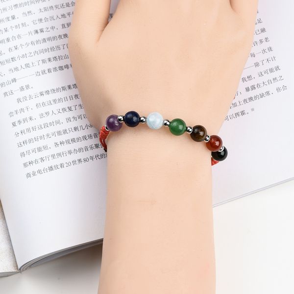 natural 7 chakra stone cuff women bracelets romantic vintage bohomia leather crystal yoga bracelets bangles for girls silver beads, White
natural 7 chakra stone cuff women bracelets romantic vintage bohomia leather crystal yoga bracelets bangles for girls silver beads, White