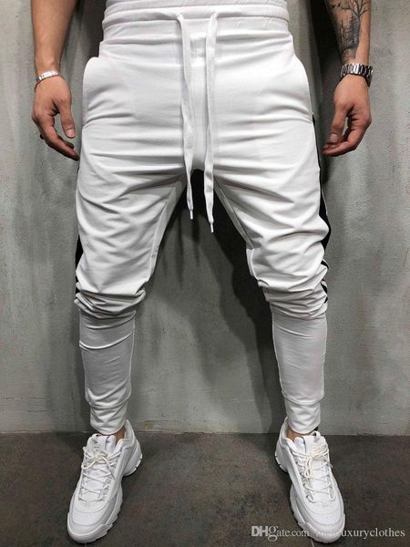 mens designer street pantalones pants striped buttons design pencil harem pants casual sports joggers mens clothing, Black
mens designer street pantalones pants striped buttons design pencil harem pants casual sports joggers mens clothing, Black