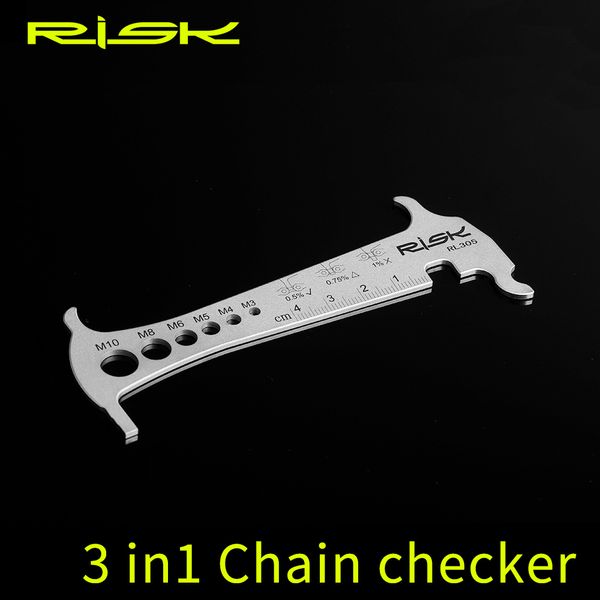risk 3 in 1 bicycle chain checker stainless steel cycling bolt measuring chain hook bicycle repair tool
risk 3 in 1 bicycle chain checker stainless steel cycling bolt measuring chain hook bicycle repair tool