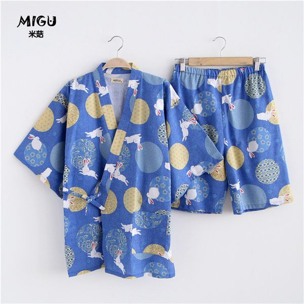 summer japanese style couple pajamas sets 100% cotton half sleeve rabbit kimono womens pyjamas home clothing sleepwear female, Black;red
summer japanese style couple pajamas sets 100% cotton half sleeve rabbit kimono womens pyjamas home clothing sleepwear female, Black;red