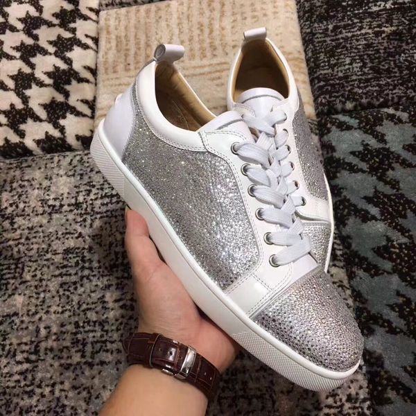 высокое качество марка strass младший кроссовки обувь женщины, мужчины red bottom шнуровке повседневный walking совершенная luxury leisure к, Black
высокое качество марка strass младший кроссовки обувь женщины, мужчины red bottom шнуровке повседневный walking совершенная luxury leisure к, Black