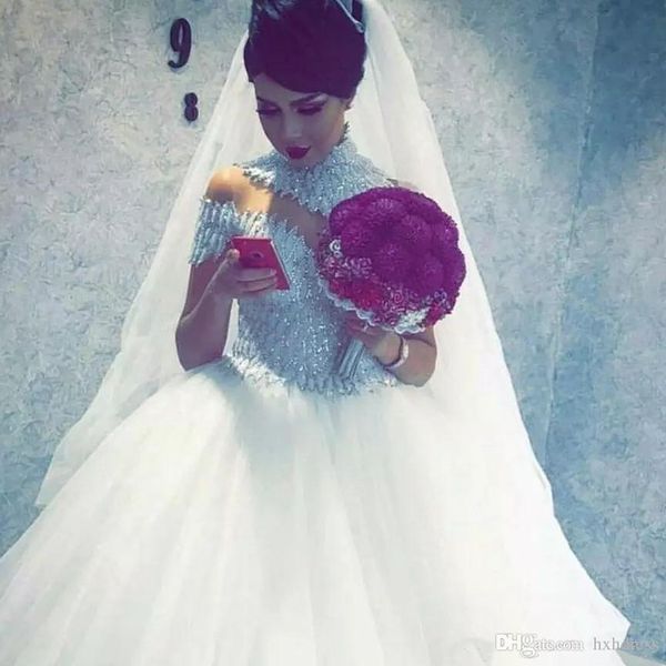 vintage ball gown wedding dresses off shoulder short sleeves bridal gowns major appliques illusion back court train crystal wedding dress 12, White
vintage ball gown wedding dresses off shoulder short sleeves bridal gowns major appliques illusion back court train crystal wedding dress 12, White
