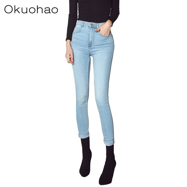okuohao 2019 women push up jeans plus size women pants high waist full length casual stretch skinny pencil pants, Blue
okuohao 2019 women push up jeans plus size women pants high waist full length casual stretch skinny pencil pants, Blue
