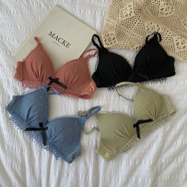 p shoot 2020 spring women's dress cotton sweet lace hem underwear non-steel ring bra set, Red;black
p shoot 2020 spring women's dress cotton sweet lace hem underwear non-steel ring bra set, Red;black