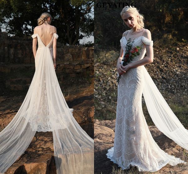 lovely sheath lace wedding dresses with wraps cold shoulder pleated draped amazon wedding gowns berta bridal dress vestido de novia, White
lovely sheath lace wedding dresses with wraps cold shoulder pleated draped amazon wedding gowns berta bridal dress vestido de novia, White