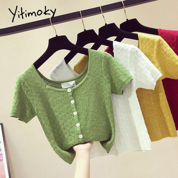short sleeve sweater women square collar single breasted knitted shirt solid cardigans sweaters fashion 2020 summer shirts, White
short sleeve sweater women square collar single breasted knitted shirt solid cardigans sweaters fashion 2020 summer shirts, White