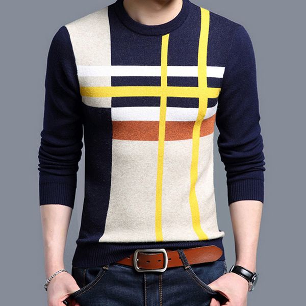 men spell color striped sweater knitted pullover casual slim fit men's sweaters 2019 autumn winter long sleeve thick, White;black
men spell color striped sweater knitted pullover casual slim fit men's sweaters 2019 autumn winter long sleeve thick, White;black