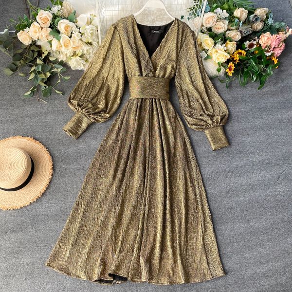 vintage платья партии женщины тонкого puff рукав sexy v шеи длинного robe нового 2019 мода осень яркой золотые бинты платье vestidos, Black;pink
vintage платья партии женщины тонкого puff рукав sexy v шеи длинного robe нового 2019 мода осень яркой золотые бинты платье vestidos, Black;pink