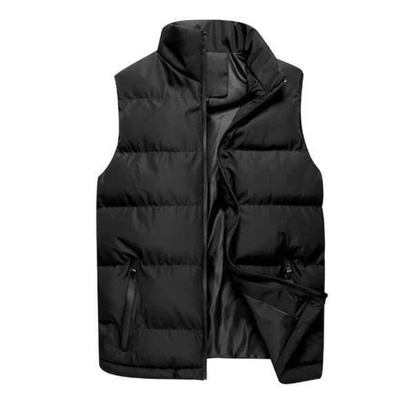 mens casual slim fit jacket sleeveless thick warm padded quilted zipper solid color collar vests waistcoat plus size, Black
mens casual slim fit jacket sleeveless thick warm padded quilted zipper solid color collar vests waistcoat plus size, Black