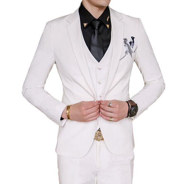 men suit jacket with pant & vest teen slim elegant men suit 3 piece set asia size s m xl xxl xxxl white red black blazer, White;black
men suit jacket with pant & vest teen slim elegant men suit 3 piece set asia size s m xl xxl xxxl white red black blazer, White;black