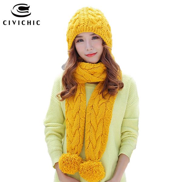 civichic korean style girl cute warm set crochet cap knit hat scarf 2 pcs pompon beanies shawl solid weave velvet headwear sh197, Blue;gray
civichic korean style girl cute warm set crochet cap knit hat scarf 2 pcs pompon beanies shawl solid weave velvet headwear sh197, Blue;gray