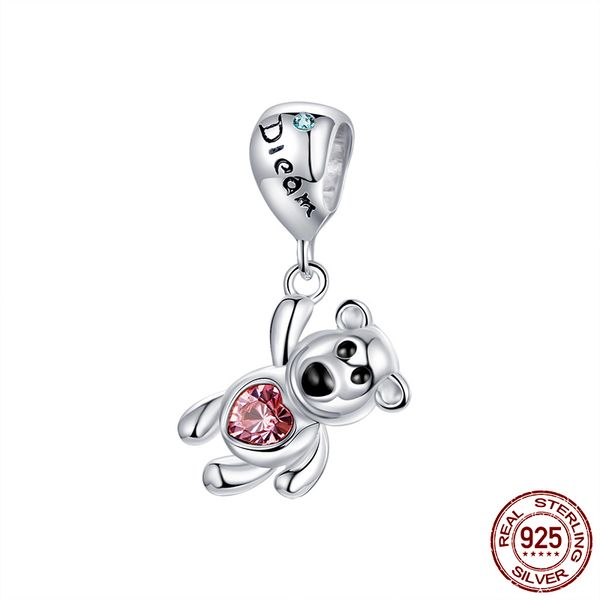 new 925 sterling silver balloon bear charms pendants fit original pandora bracelet or necklace women diy fashion jewelry, Black
new 925 sterling silver balloon bear charms pendants fit original pandora bracelet or necklace women diy fashion jewelry, Black