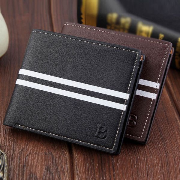 carteira masculina fashion short bifold men wallet casual soild men coin pocket purses wallets wallet leather wallets, Red;black
carteira masculina fashion short bifold men wallet casual soild men coin pocket purses wallets wallet leather wallets, Red;black