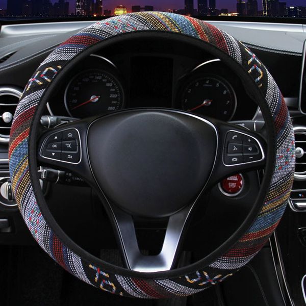 car steering wheel cover ethnic style linen without inner ring for 37 - 38 cm 14.5"-15" anti-slip inner ring m size car styling
car steering wheel cover ethnic style linen without inner ring for 37 - 38 cm 14.5"-15" anti-slip inner ring m size car styling
