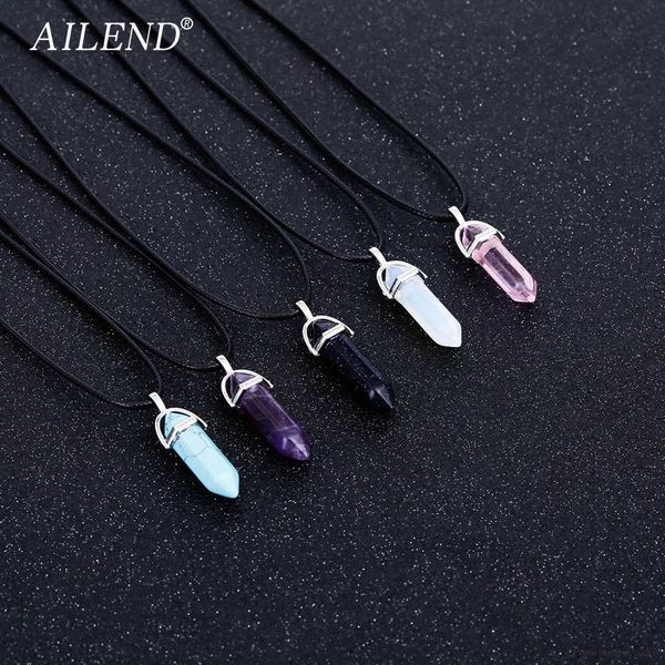 New Hot Hexagonal Crystal Tiger Eye Turquoises Pendentif Amethyste Stone Pendant Chains Necklace For Women Jewelry
New Hot Hexagonal Crystal Tiger Eye Turquoises Pendentif Amethyste Stone Pendant Chains Necklace For Women Jewelry