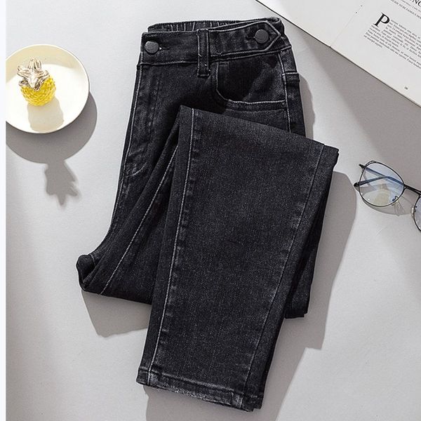 woman plus size black jeans loose hole straight leg jeans with elastic waistline harem 2077, Blue
woman plus size black jeans loose hole straight leg jeans with elastic waistline harem 2077, Blue