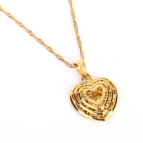 24k mini gold heart pendant necklace girl valentine's day romantic gift pendant necklace, Silver
24k mini gold heart pendant necklace girl valentine's day romantic gift pendant necklace, Silver